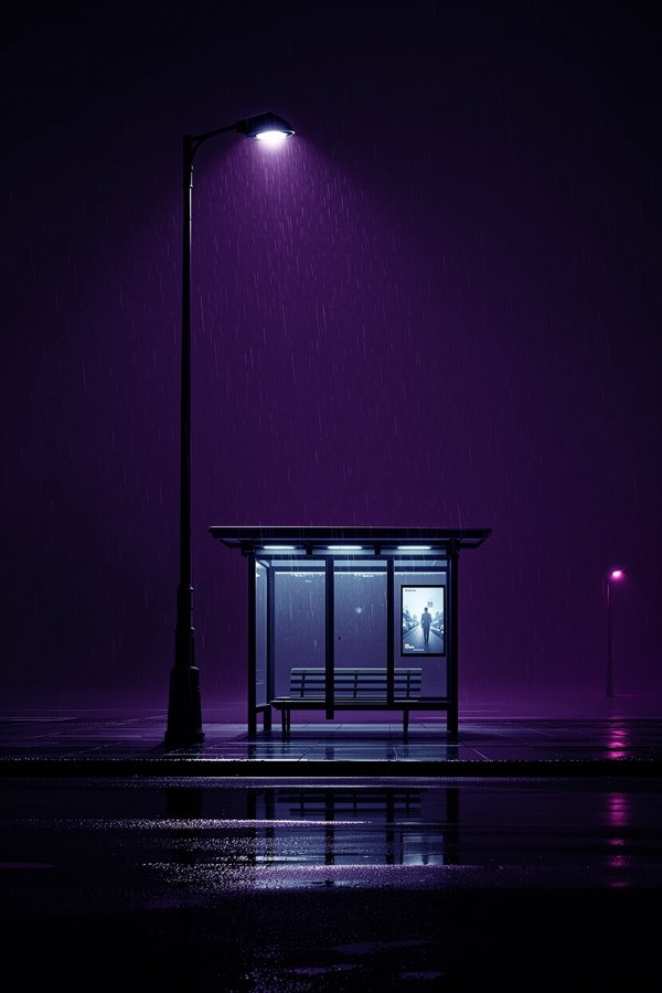 雨夜车站 - 影像短片高清海报